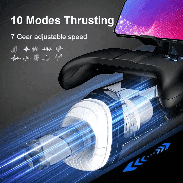 Carson – Auto 7 Suction & 7 Vibration Heating With Stroker Phone Holder & Handle Control