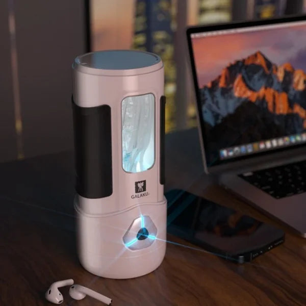 Leander – APP Control 12 Vibration Voice Male Masturbator Cup Sucking Real Vagina Heating Male Masturbator