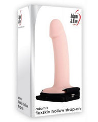 Adam’s Flexskin Hollow Silicone Strap-on Penis Extension – Vanilla