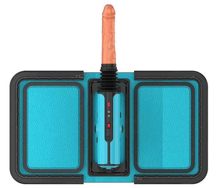 Isaiah – Automatic Scaling Intellectual Leather Bag Female Sex Machine Masturbation Pumping Gun With Dildos