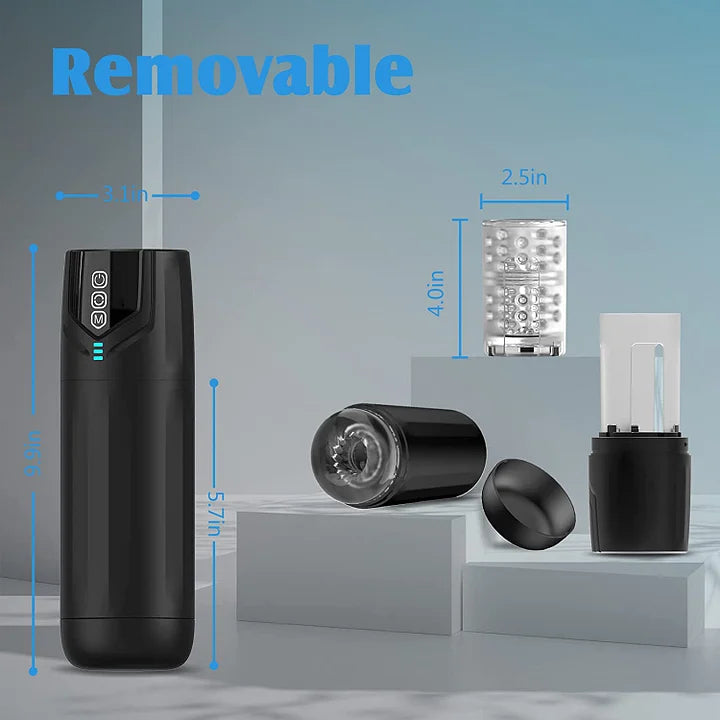 Oliver – 2 in 1 Automatic 7 Rotation & 7 Suction Modes Male Masturbator Penis Pump Adult Blowjob Machine