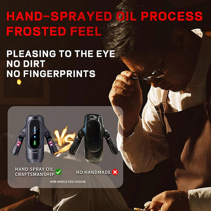 Edmund – 9 Telescopic Vibration Handheld LED Display Male Masturbator With Intelligent Heating Voice