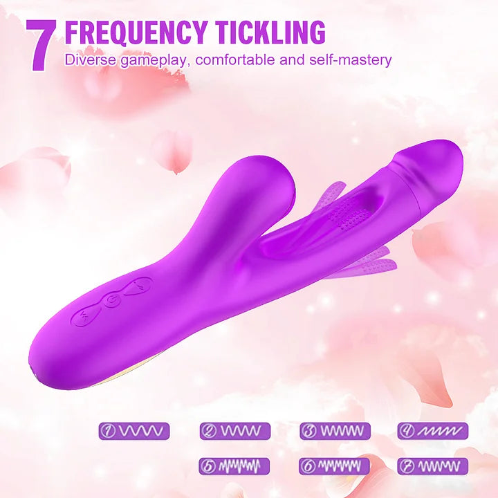 Daphne – The O-Maker Vibrator with 7 Frequency Vibrations, Clamping, Sucking, Female Teasing Masturbation Device