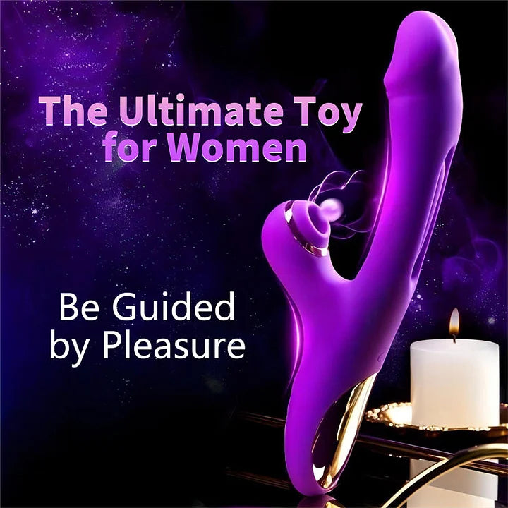 Daphne – The O-Maker Vibrator with 7 Frequency Vibrations, Clamping, Sucking, Female Teasing Masturbation Device