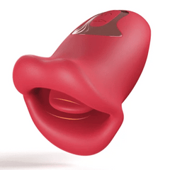 sla – 10 Vibration Modes and 10 French Kissing Modes Tongue Vibrator Clitoral & Nipple Stimulator