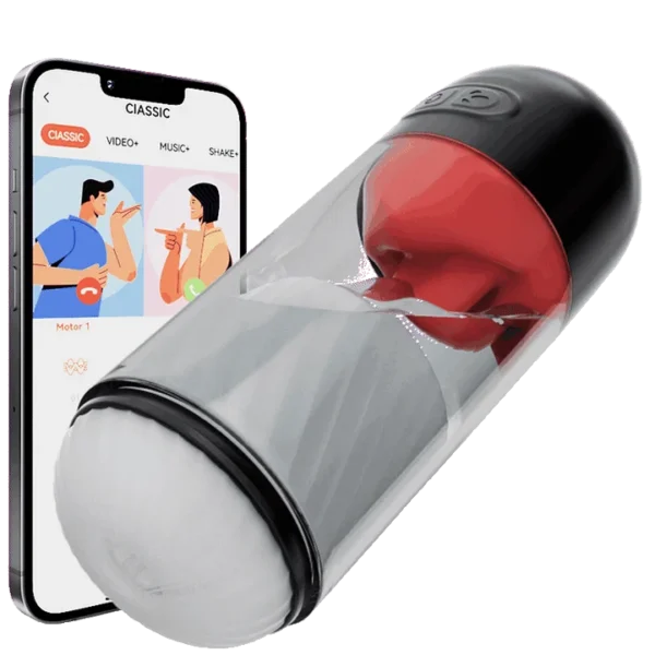 Maximus – 9 Tongue Licking & Vibration Masturbators with 360° Tongue Stirring