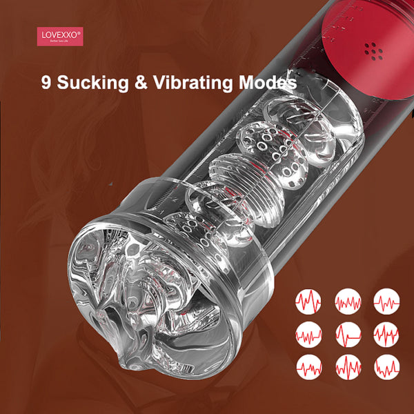Carter – King 9 Vibration Mode Suction Penis Pump