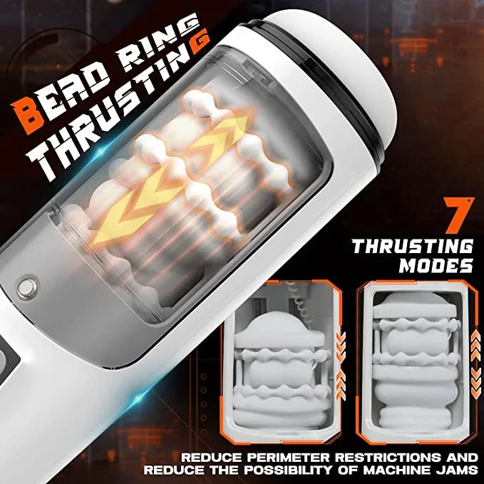 Joseph – Automatic 2 in 1 Automatic Thrusting & Vibrating Male Masturbators Cup for Penis Stimulation