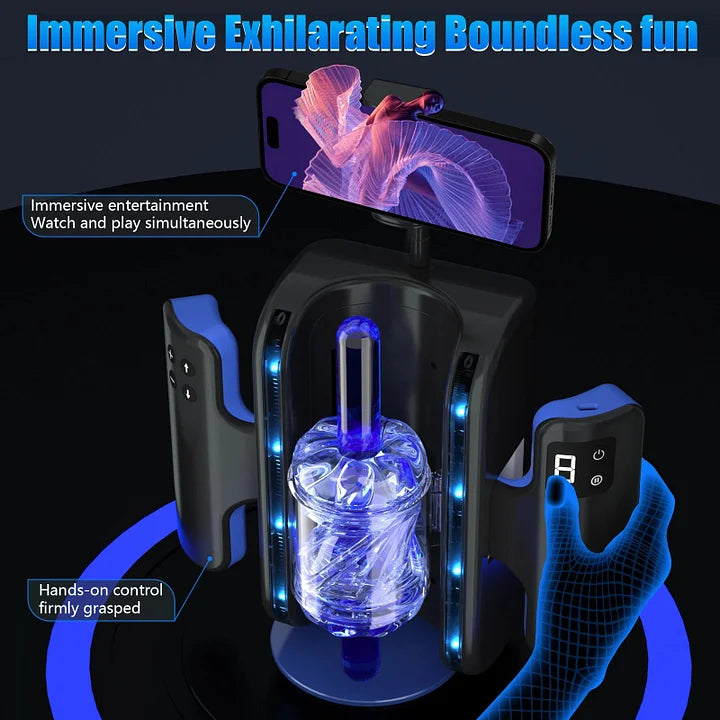 Greg – Automatic Folding Handles Male Milk Machine Tight bj Machine Simulator