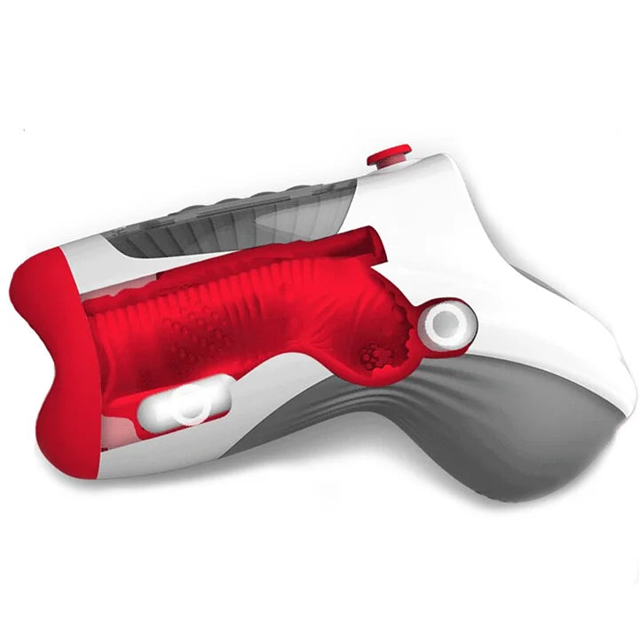 Quake – 7 Vibration 3 Vacuum Sucking Heating Deep Throat Control Air Blow Oral Masturbator