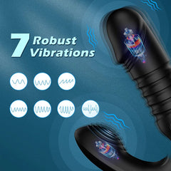 Patrick – App & Remote Control 7 Thrusting & Vibrating Modes Adjustable Male Anal Sex Toys Prostate Massager & Anal Plug Prostate Stimulator Toys