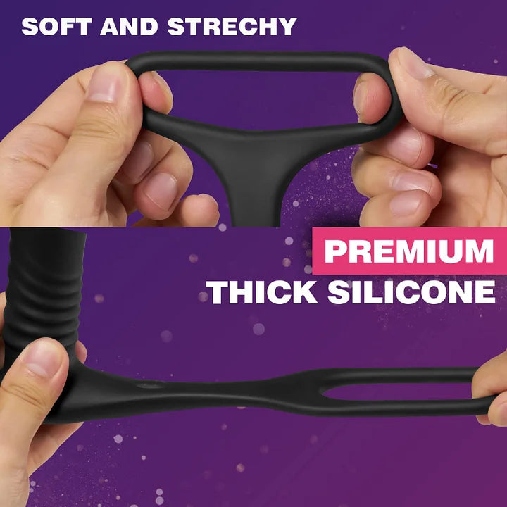 Wireless Remote Control 10 Thrusting & Vibrating Male Anal Vibrator Prostate Massager