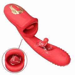 Vanessa – Rose Erotica Tapping & Slapping Mouth Biting Vibrators with G Spot Stimulator