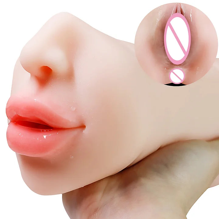 Olivia Triple Entry Masturbator – Mouth Vagina Anus in One Toy