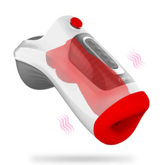 Quake – 7 Vibration 3 Vacuum Sucking Heating Deep Throat Control Air Blow Oral Masturbator