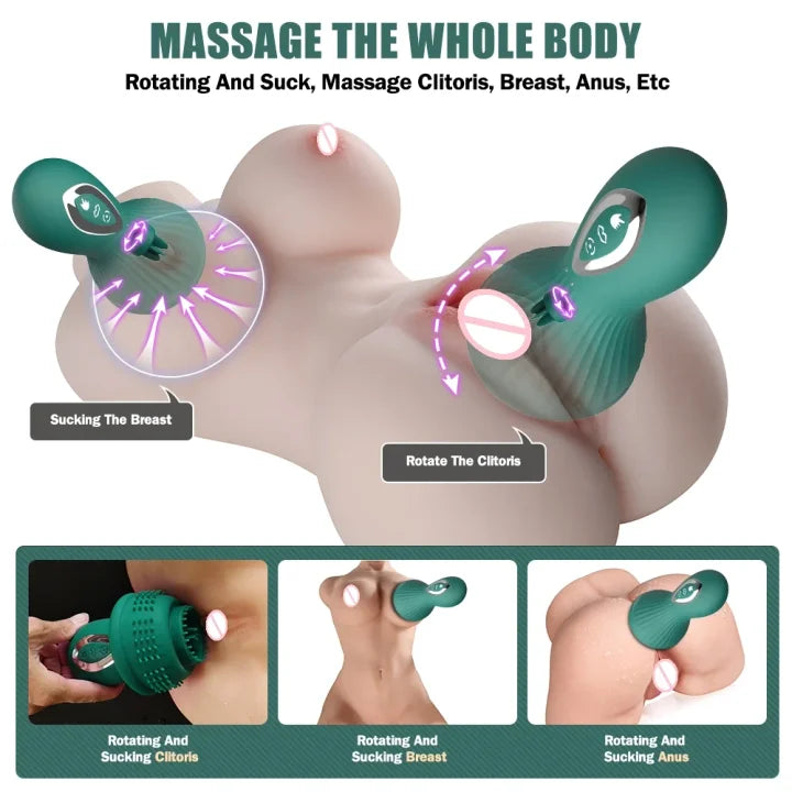 Eva – Rotating Sucking Breast Aspirator Nipple Massager