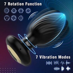Remote Control 9 Rotation and Twisting Modes Prostate Massager