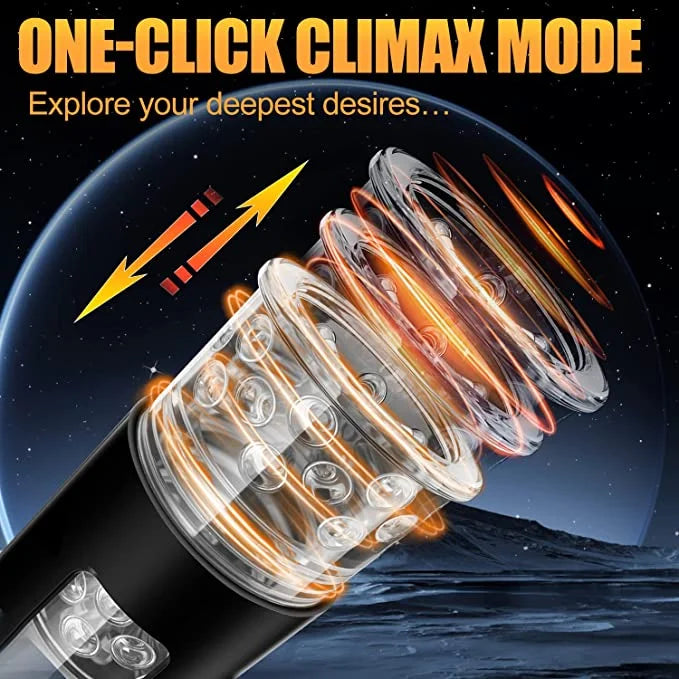 Matthew – Automatic 7 Thrusting Rotation Modes 3D Realistic Textured Electric Pocket Pussy Male Masturbator Cup