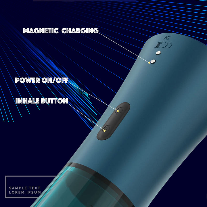 Harriet – 3 Modes Suction Training Masturbator 2 IN 1 Penis Vacuum Pump
