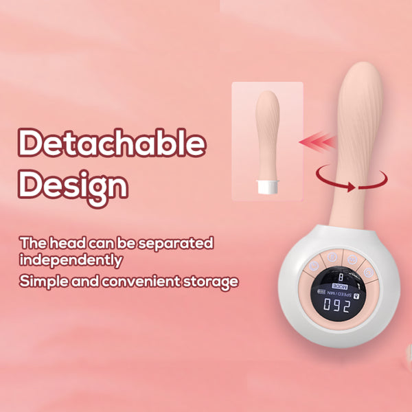 Philip – Automatic Remote Control Heated Thrust Vibrator Dildo Sex Mixer