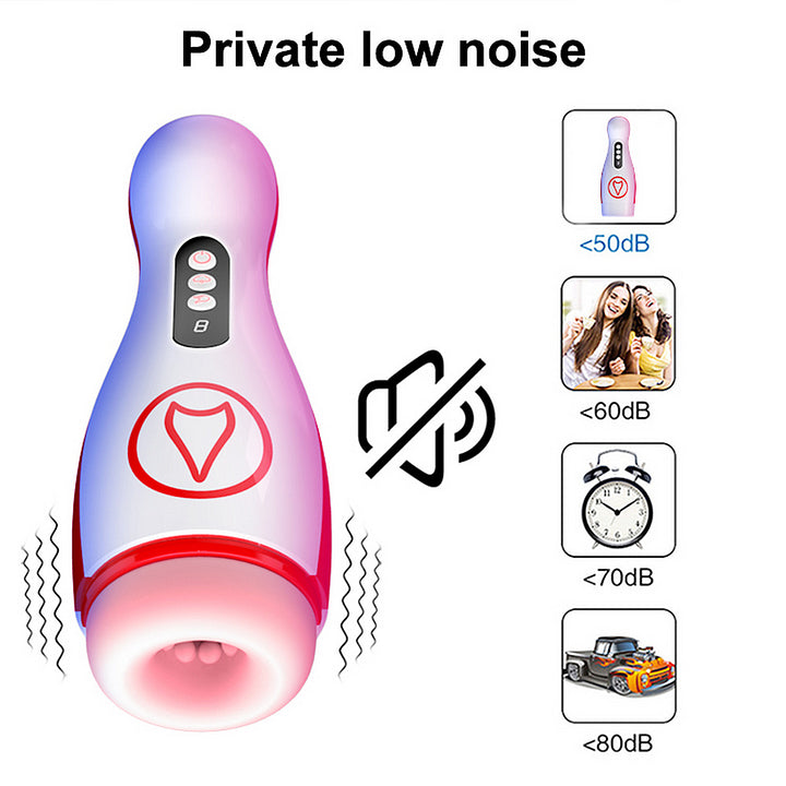 Raymond – Advanced Vacuum Masturbator Featuring 7 Modes of Vibration & Suction