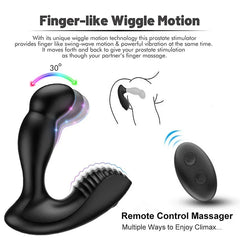 Brian – Remote Control 3 in 1 Prostate Vibrator Toy with 5 Swing Motion 2x10Vibration Modes Prostate Massager & Anal Butt Plug