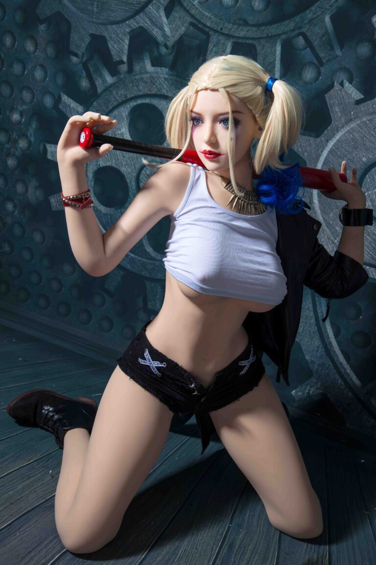 Harley Quinn 170cm/5ft6 G Cup CopsplayTPE Sex Doll