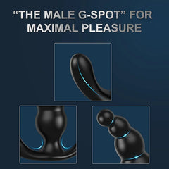 Kenneth – 9 Vibrating Modes Remote Control Beaded Prostate Massagers Wearable Anal Vibrator & Dual Pleasure Point Stimulation Anal Sex Toys