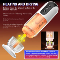 Benjamin – Automatic Sucking Heated 10 Rotating Vibrations & Heating Base Male Masturbator Cup