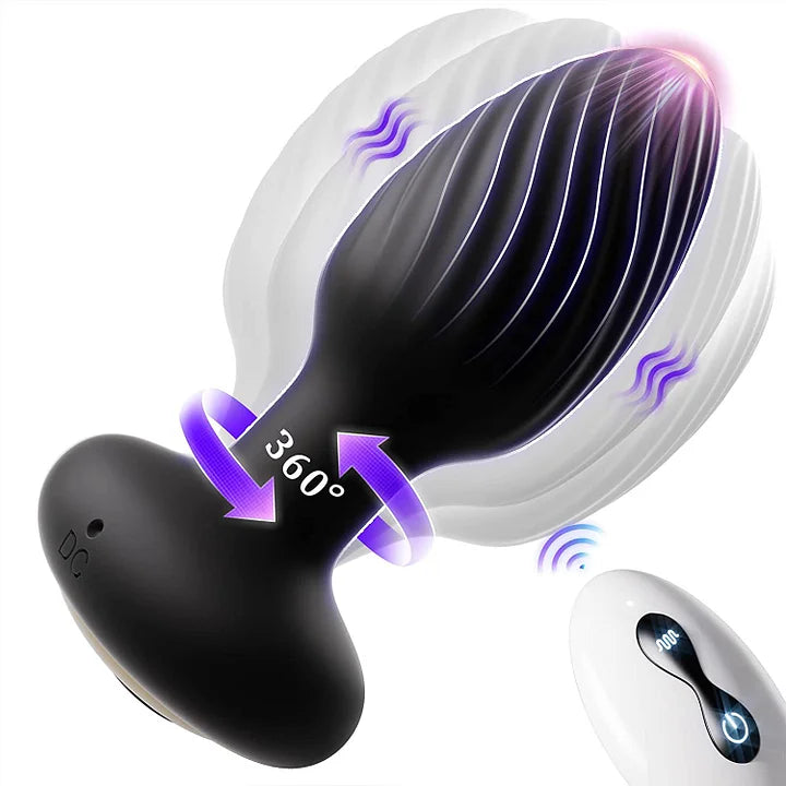 Remote Control 9 Rotation and Twisting Modes Prostate Massager