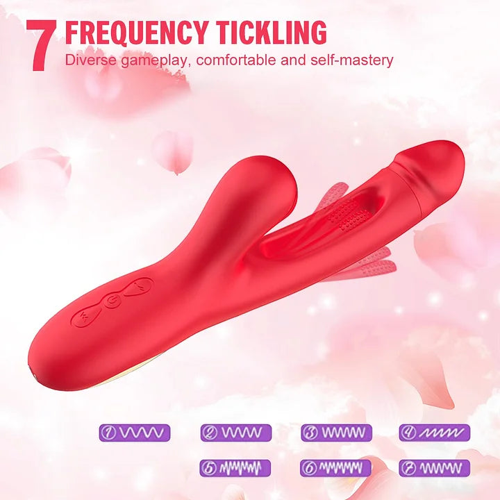 Daphne – The O-Maker Vibrator with 7 Frequency Vibrations, Clamping, Sucking, Female Teasing Masturbation Device