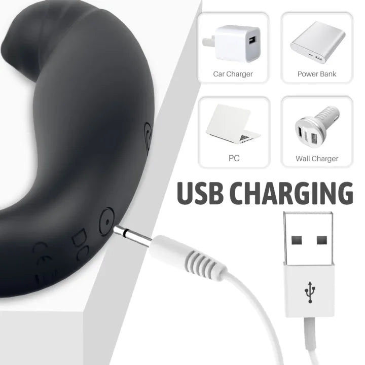 Remote Control Prostate Massager with Ball Loop – Anal Vibrator & Vibrating Cock Ring