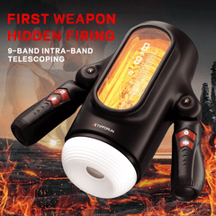 Edmund – 9 Telescopic Vibration Handheld LED Display Male Masturbator With Intelligent Heating Voice