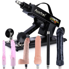 Marcus – Automatic Thrusting Telescopic Sex Machine for Men Women Love Machine Device Gun with 6 Attachments