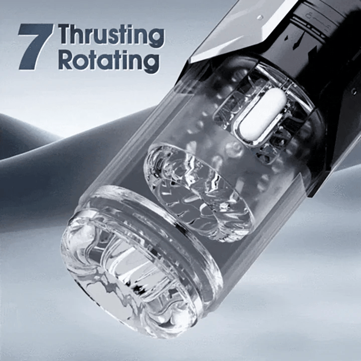 Hulk – 4-in-1 Male Masturbator: 7 Modes of Sucking, Vibrating, Thrusting & Rotating with LCD Display – Ultimate Oral Sex Simulator