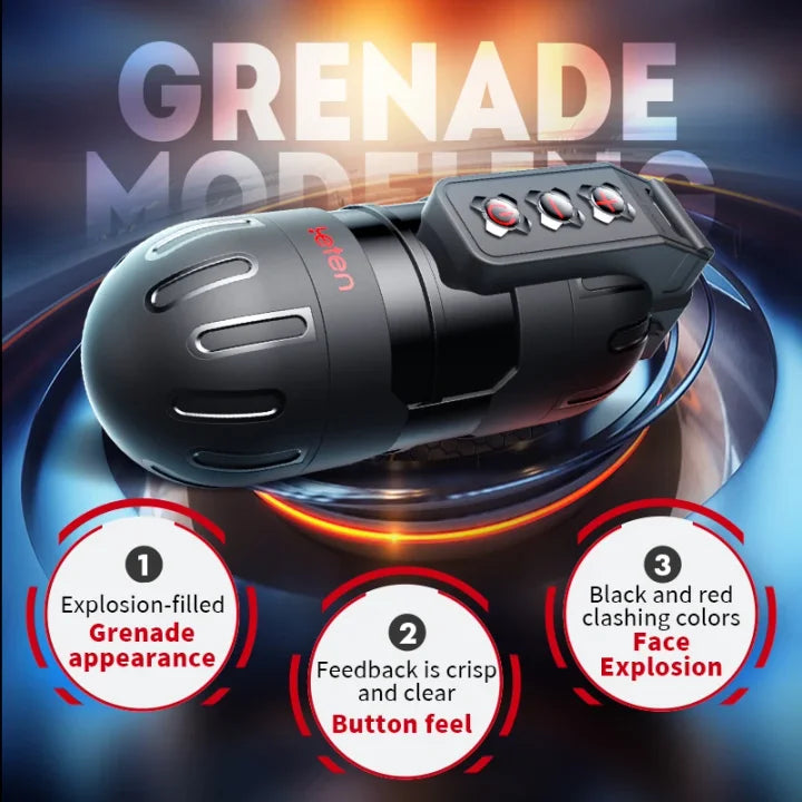 Tristan – Strong Sucking Durable APP Remote Control 2 in 1 Pussy Pockets 10 Vibration Male Masturbation Cup