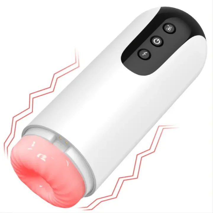 Benjamin – Automatic Sucking Heated 10 Rotating Vibrations & Heating Base Male Masturbator Cup