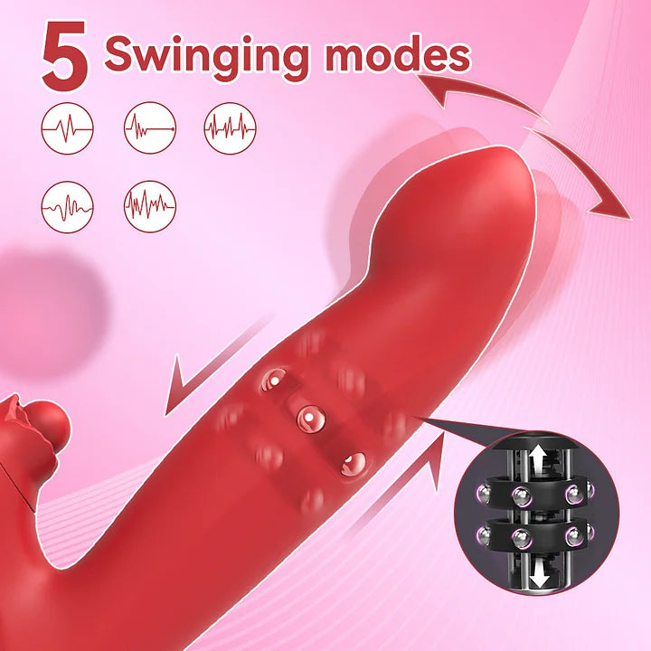 Liliana – Tapping Beads Massage Finger Rabbit Vibrator