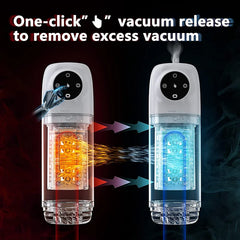 Ethan – Automatic 4 in 1 Upgraded 7 Suction & 7 Rotation Male Masturbator 4s Lockable One-Click Release Vacuum Penis Pump