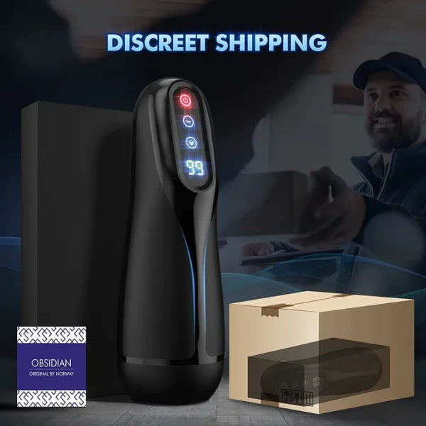 Automatic Male Masturbators – Carl Hands Free Male Masturbator with Suction & Male Stroker 3D Textured Men’s Blowjobsex Machine
