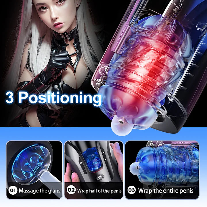 Magnus – Fully Functional Automatic Male Stroker Offering 10 Frequencies and Telescopic Fixed Adjustment