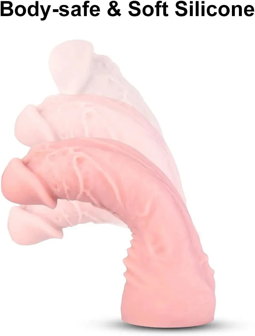 Strap-on Dildo 3 Removeable Silicone Dildos,Hollow Strap-on Set Dildo Pants,SM Sex Toys for Men and Women, Female Massage Masturbation Toys Strap on Harness Dildos for Women & Lesbian Couples