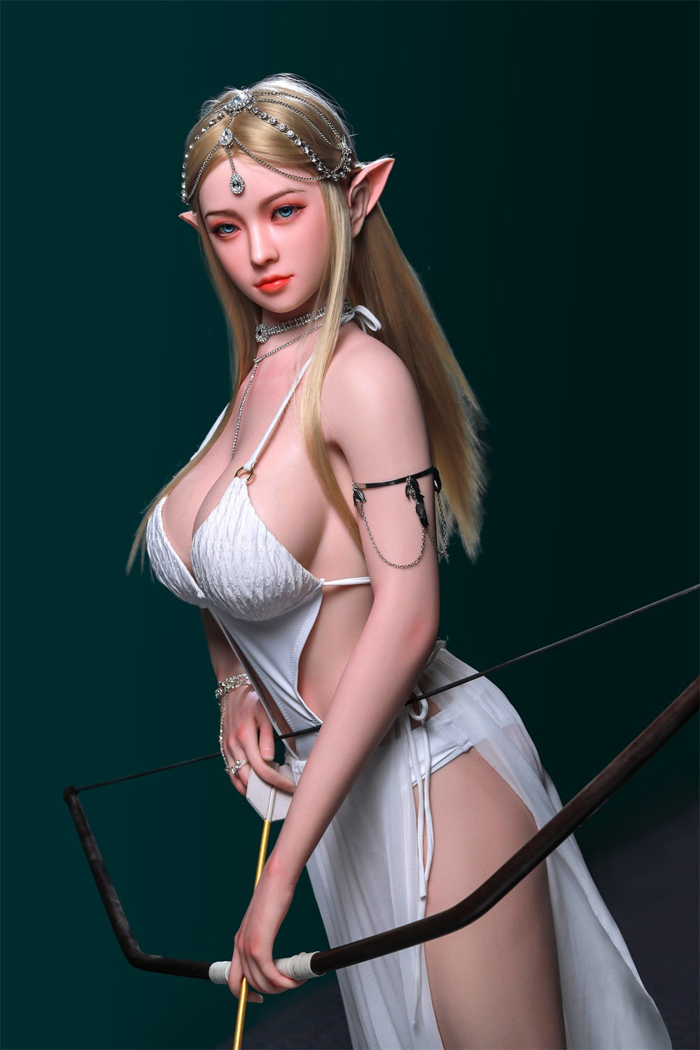 Elara Enchanting 4-in-1 Blonde Elf Sex Doll 165cm/D cup Silicone Head