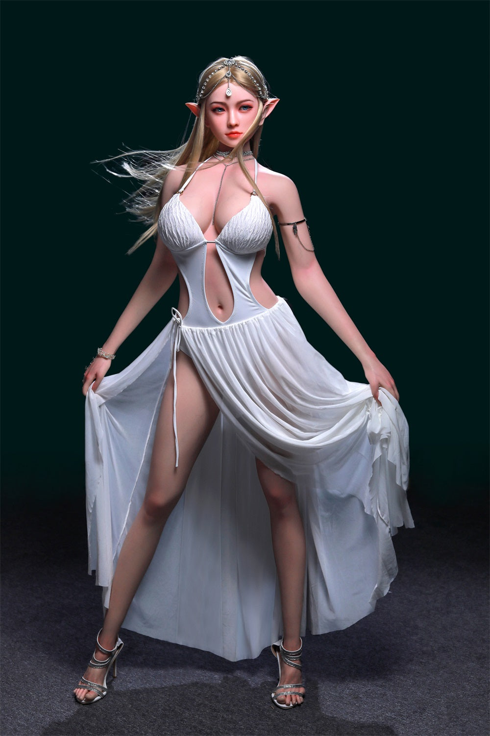 Elara Enchanting 4-in-1 Blonde Elf Sex Doll 165cm/D cup Silicone Head