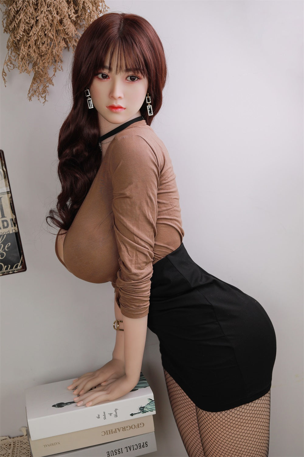 Hana 163cm/5ft3 E Cup realistic asian sex doll 4-in-1 AI Porn Star