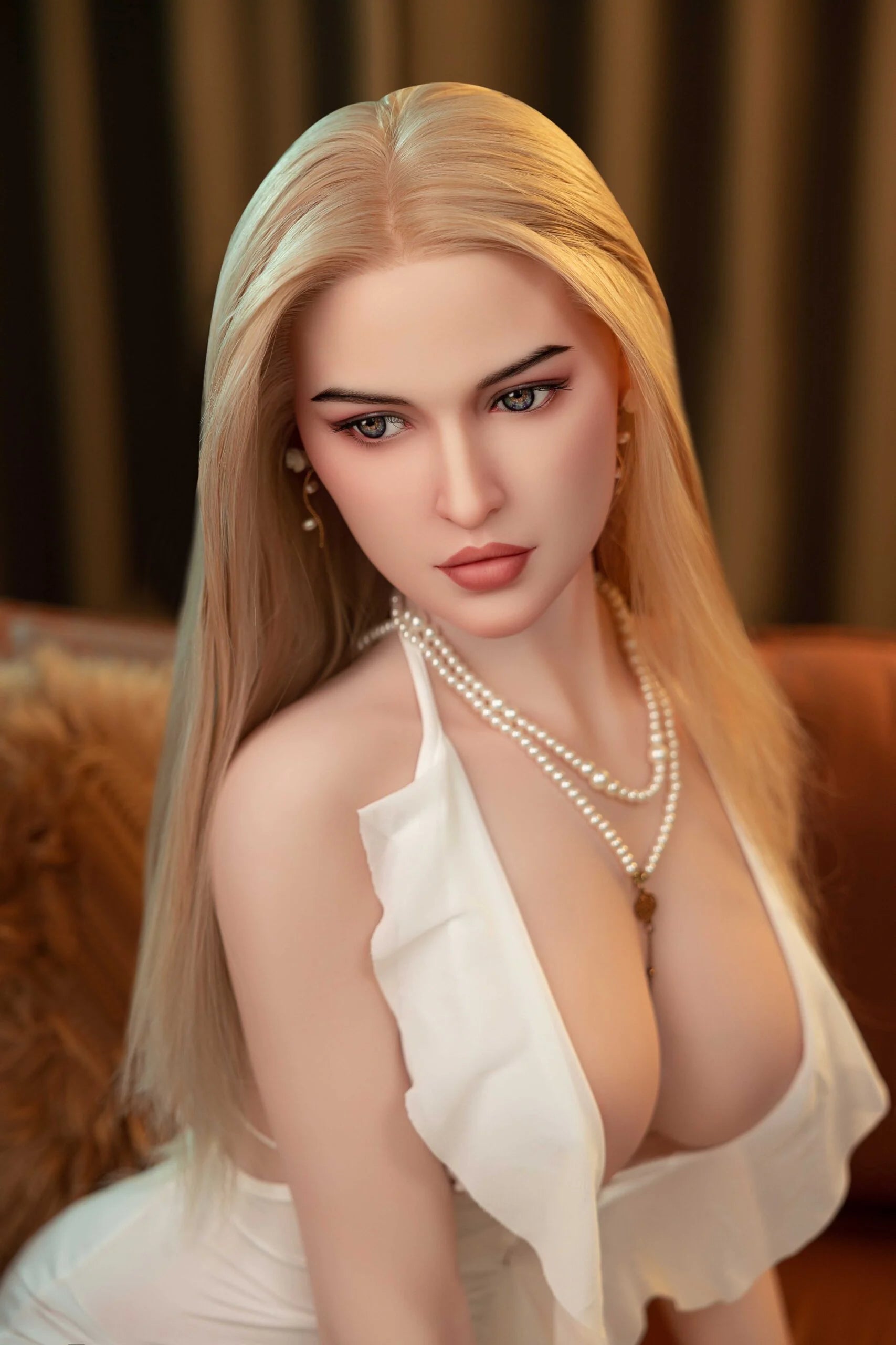Aalice European Sex Doll 168cm/5ft6 H Cup Blonde elegant TPE Sex Doll