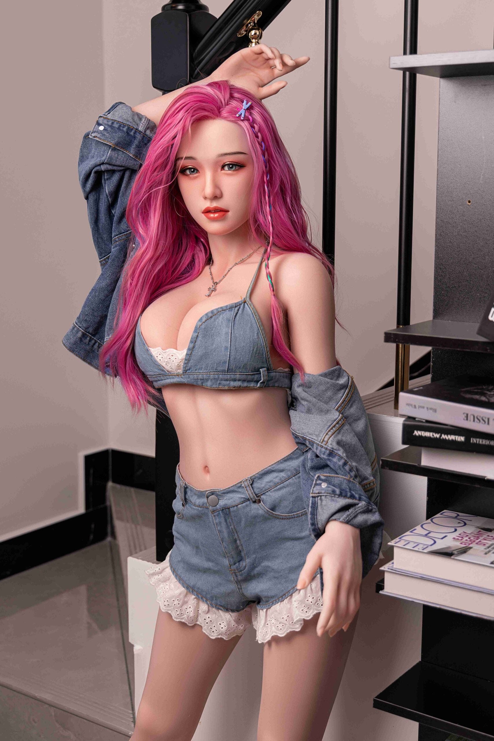 Belle delphine sex doll 165cm/5ft4 G Cup TPE+Silicone Head