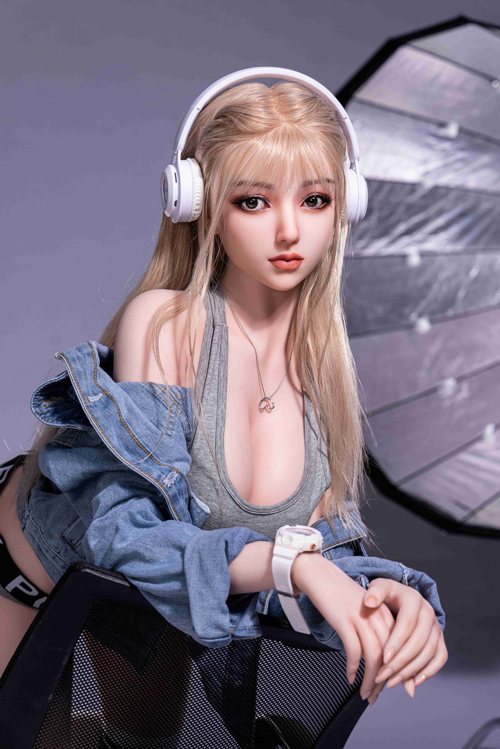 Eleanor Celebrity sex dolls 168cm/5ft6 G Cup TPE+Silicone Head