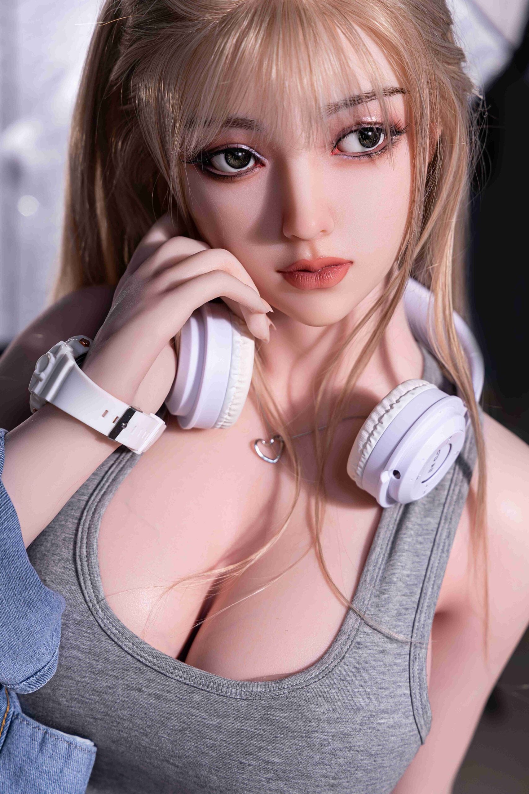 Eleanor Celebrity sex dolls 168cm/5ft6 G Cup TPE+Silicone Head