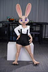 Rabbitie 120CM C Cup Silicone Doll Real